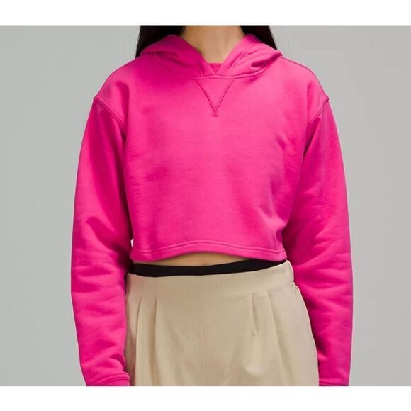 44. Lululemon Crop Hoodie - Picture 1 of 8